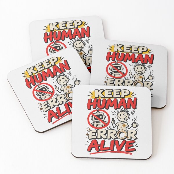 Item preview, Keep Human Error Alive designed and sold by erkancept.