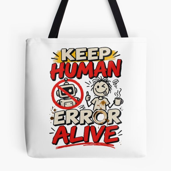 Item preview, Keep Human Error Alive designed and sold by erkancept.