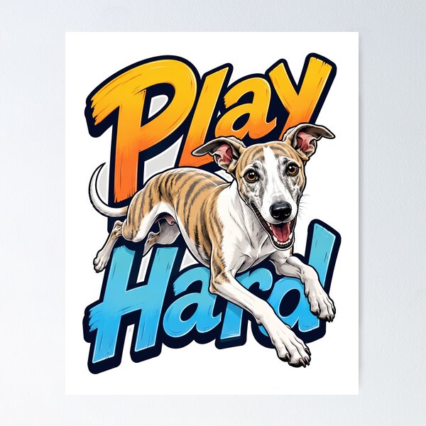 Item preview, Whippet designed and sold by hupiukko.