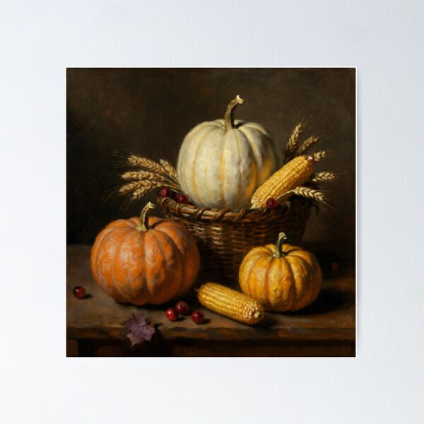 Item preview,  Heirloom Pumpkin Autumn Harvest Still Life designed and sold by Zeph1.