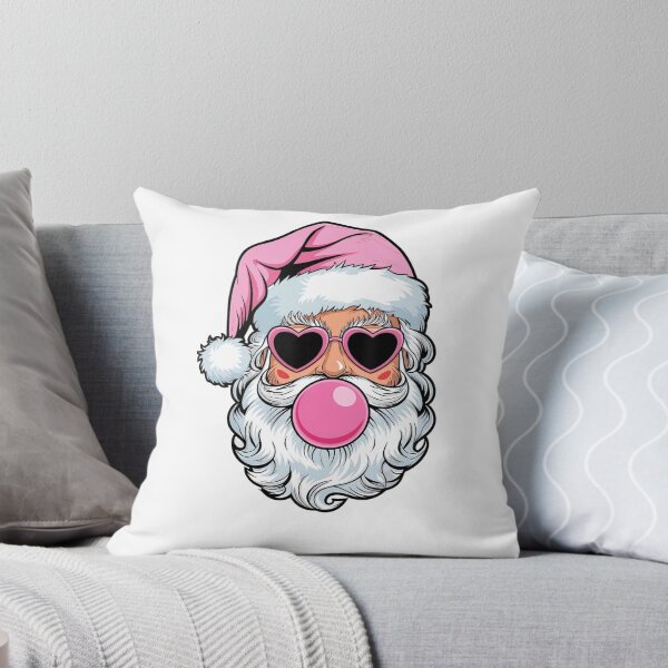 Item preview,  Cool Santa Claus with Pink Heart Sunglasses & Bubblegum designed and sold by inkfluenceart.