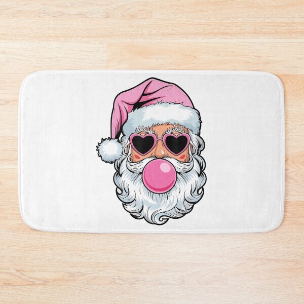 Item preview,  Cool Santa Claus with Pink Heart Sunglasses & Bubblegum designed and sold by inkfluenceart.