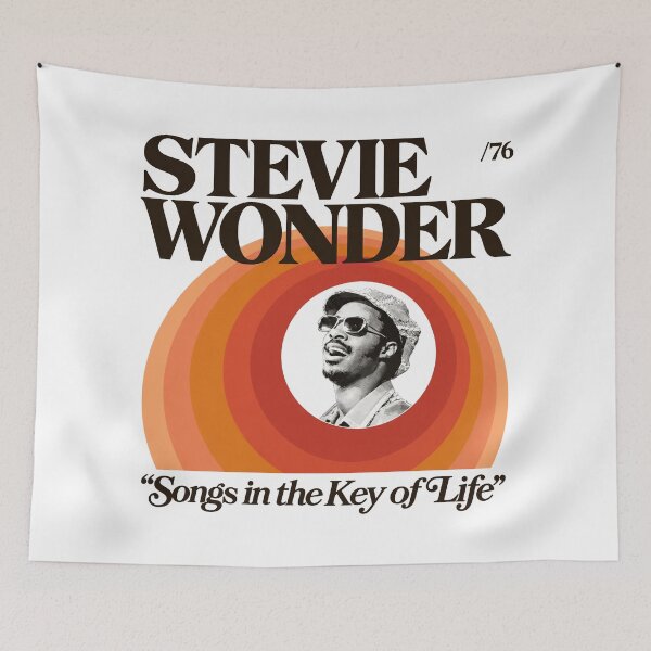 Item preview, Stevie Wonder Songs In The Key Of Life Vintage Graphic designed and sold by AlexandSchum.