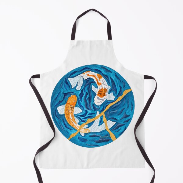 Item preview, Swimming Through Stillness – Koi Fish Art | Ripple and Reflection Series designed and sold by newsuept25.art.