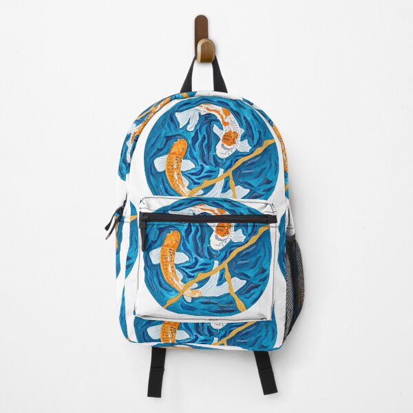 Item preview, Swimming Through Stillness – Koi Fish Art | Ripple and Reflection Series designed and sold by newsuept25.art.