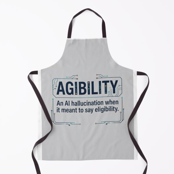Item preview, AGIBILITY AI Hallucination Definition designed and sold by Mirgonhood.