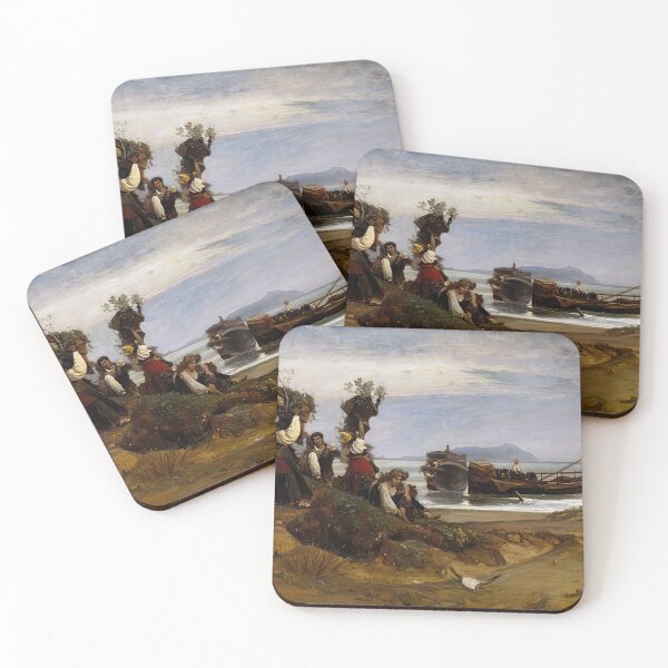 Item preview, Women loading wood in the port of Anzio designed and sold by SharonTheFirst.