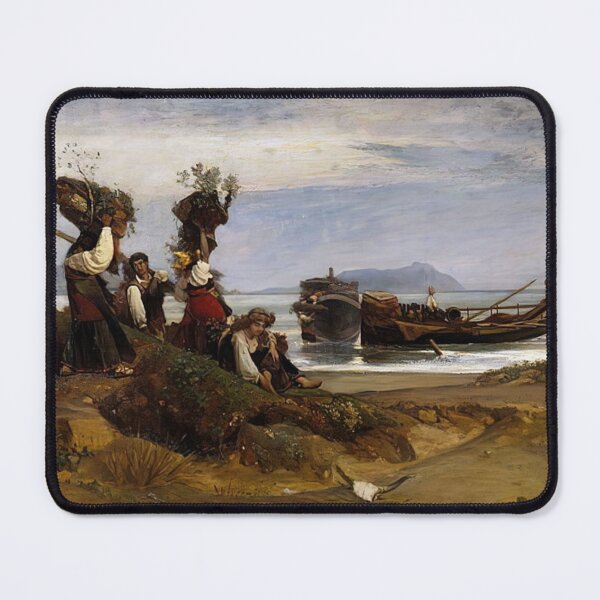 Item preview, Women loading wood in the port of Anzio designed and sold by SharonTheFirst.