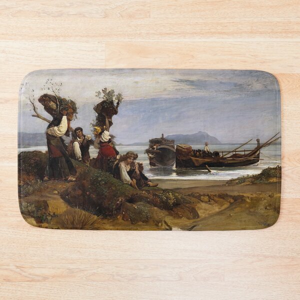 Item preview, Women loading wood in the port of Anzio designed and sold by SharonTheFirst.