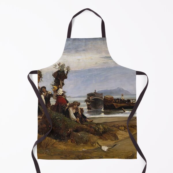 Item preview, Women loading wood in the port of Anzio designed and sold by SharonTheFirst.