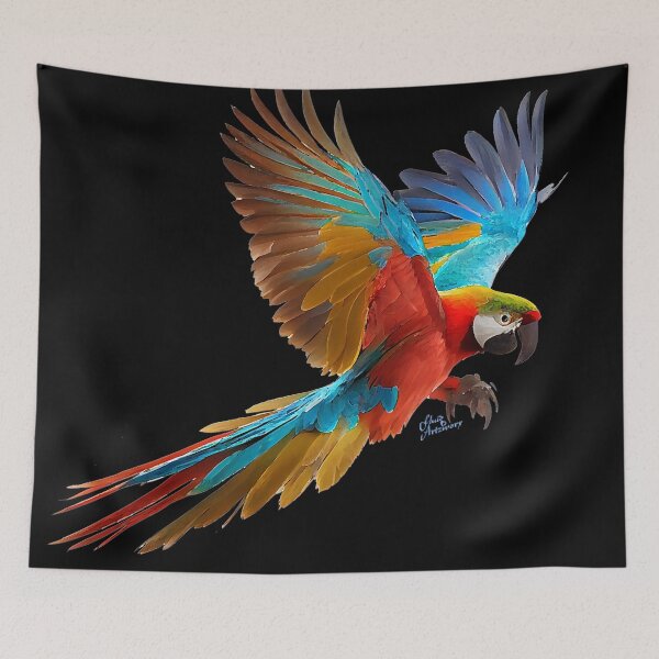 Item preview, Macaw designed and sold by Fluid Artzworx.
