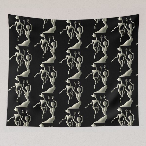 Item preview, Guided By Voices Retro Abstract Surreal Dancers designed and sold by Dodelestar.