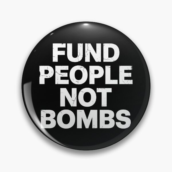 Item preview, Fund People Not Bombs - Retro Vintage Typography #7 designed and sold by EunsooLee.