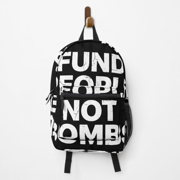 Item preview, Fund People Not Bombs - Retro Vintage Typography #7 designed and sold by EunsooLee.