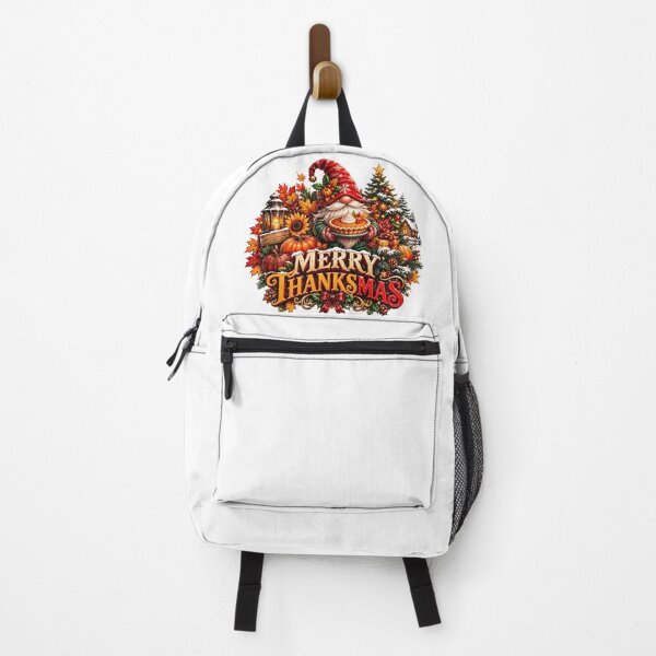 Item preview, Merry Thanksmas Gnomes Thanksgiving Christmas Fall designed and sold by QuiteOrbit.