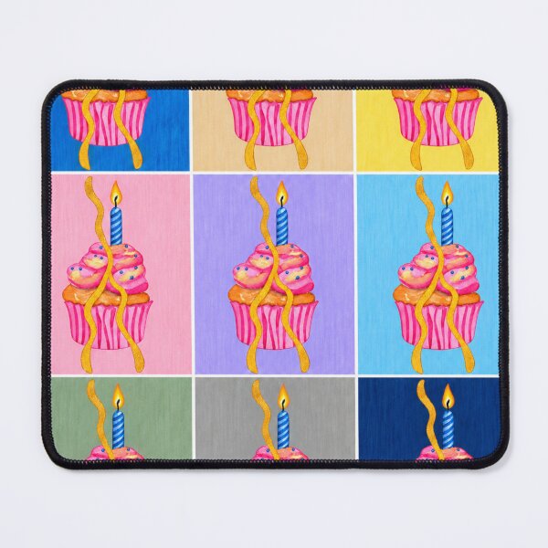 Item preview, Colourful Birthday Cupcake Pop Art – Kintsugi Inspired Celebration designed and sold by newsuept25.art.