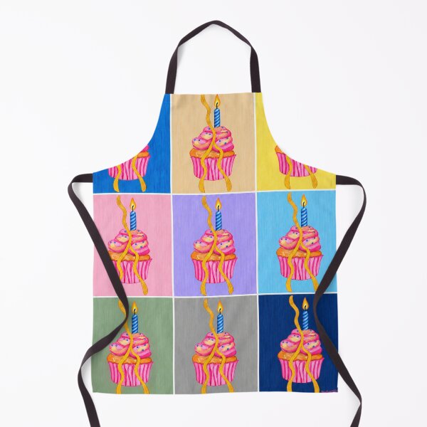 Item preview, Colourful Birthday Cupcake Pop Art – Kintsugi Inspired Celebration designed and sold by newsuept25.art.