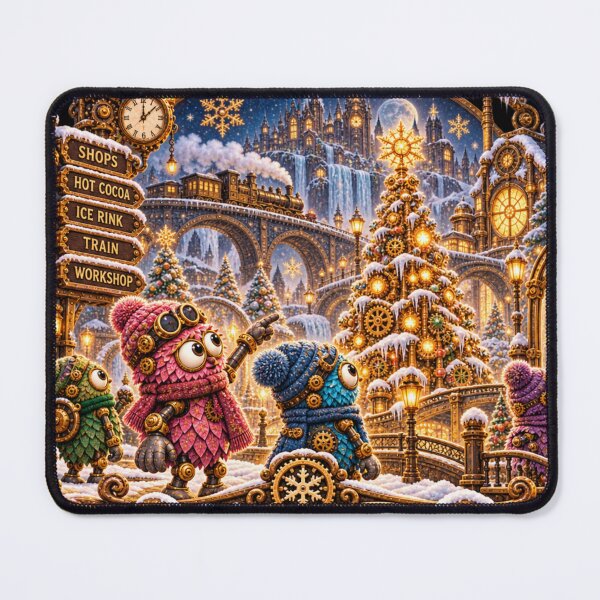 Item preview, Steampunk Winter Wonderland Art designed and sold by TheThinglings.