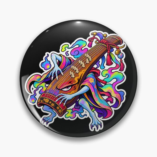 Item preview, Colorful Koto Yokai Sticker designed and sold by OddGarage.