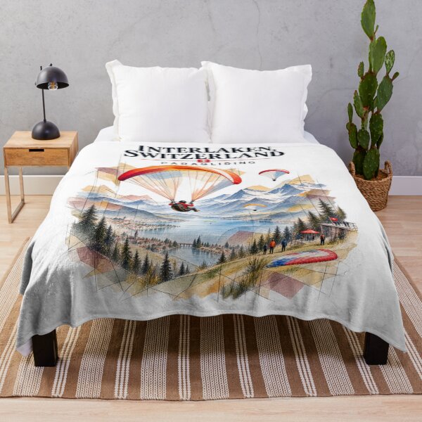 Item preview, Interlaken, Switzerland — Paragliding Over the Alps designed and sold by Russell Thorne.