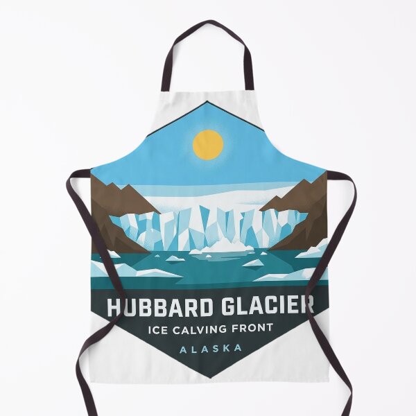 Item preview, Hubbard Glacier Modern Geometric Alaska Hexagon Sticker designed and sold by DetourDgn.