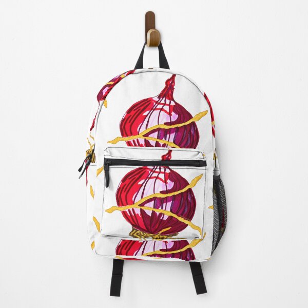 Item preview, Golden Red Onion – Original Hand-Painted Botanical Art designed and sold by newsuept25.art.