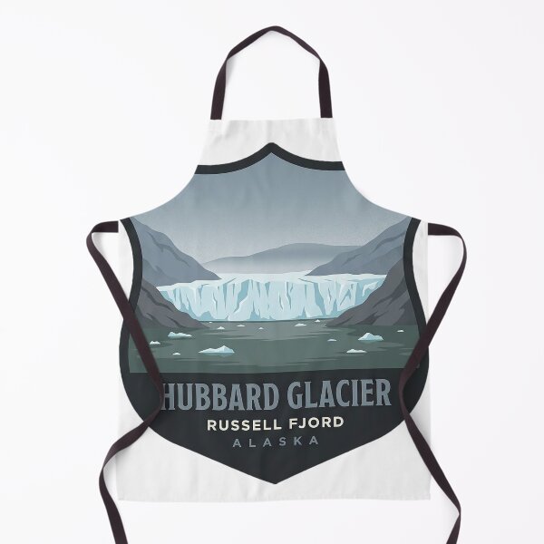 Item preview, Hubbard Glacier Alaska Heraldic Crest Shield Sticker designed and sold by DetourDgn.