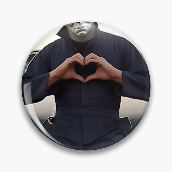 Item preview, Retro Michael Myers Heart Hands Tshirt Funny Horro designed and sold by kakkak2305.