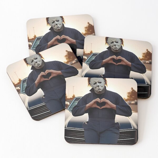 Item preview, Retro Michael Myers Heart Hands Tshirt Funny Horro designed and sold by kakkak2305.