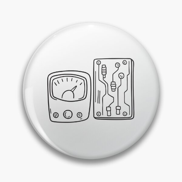 Item preview, A voltmeter beside a circuit board designed and sold by rasagamastore.