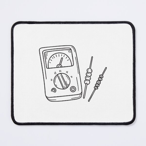 Item preview, A voltmeter beside a resistor designed and sold by rasagamastore.