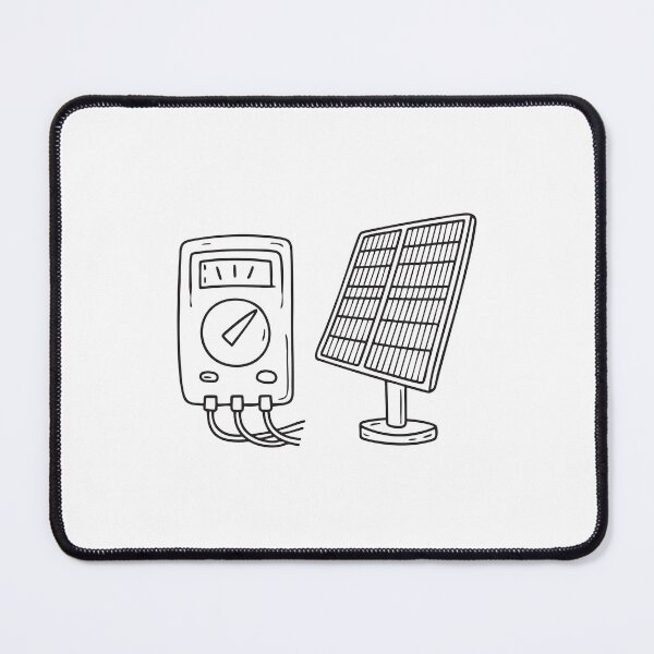 Item preview, A voltmeter beside a solar panel designed and sold by rasagamastore.