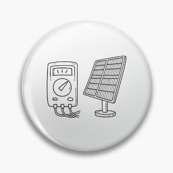 Item preview, A voltmeter beside a solar panel designed and sold by rasagamastore.