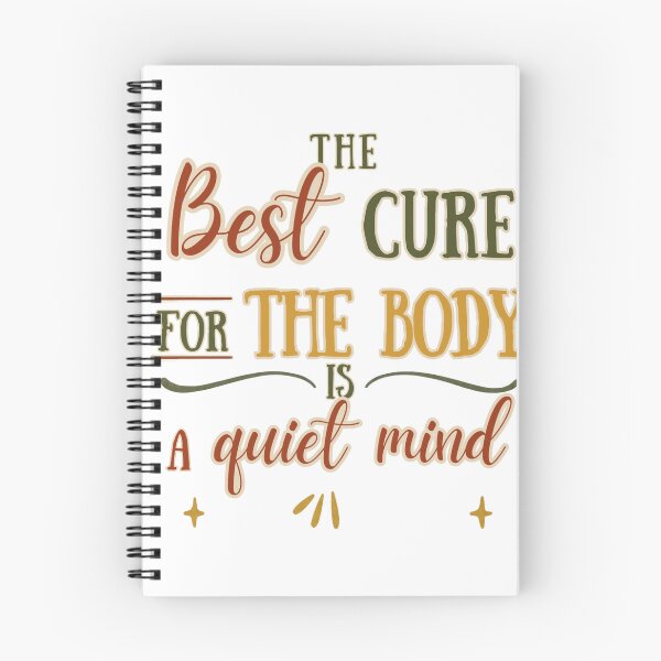 Item preview, Retro 70s [The Cure For The Body Is A Quiet Mind] Vintage Emblem Tee designed and sold by Prishea.