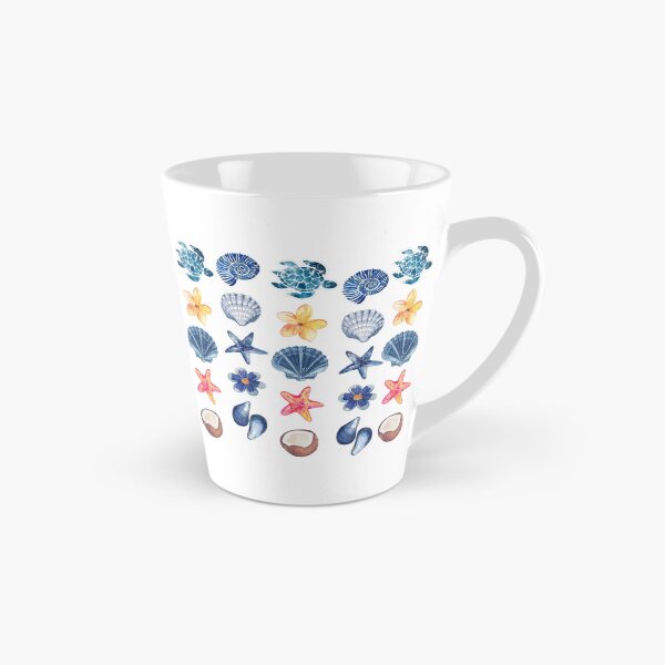 Item preview, Blue Ocean Seashells & Starfish Aesthetic Pattern designed and sold by LunaVales.