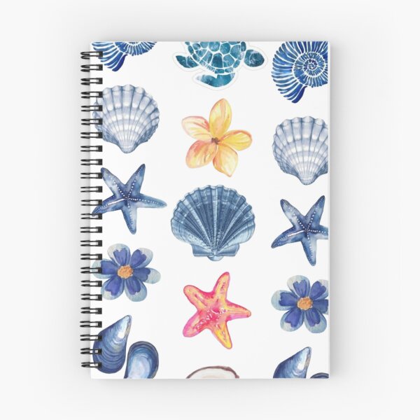 Item preview, Blue Ocean Seashells & Starfish Aesthetic Pattern designed and sold by LunaVales.