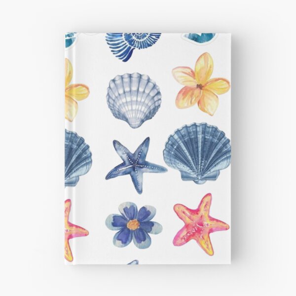 Item preview, Blue Ocean Seashells & Starfish Aesthetic Pattern designed and sold by LunaVales.