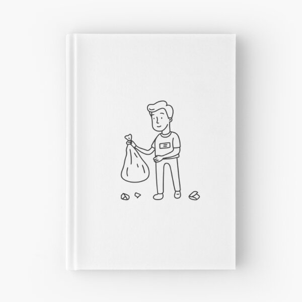 Item preview, A volunteer cleaning up trash along a roadside designed and sold by rasagamastore.
