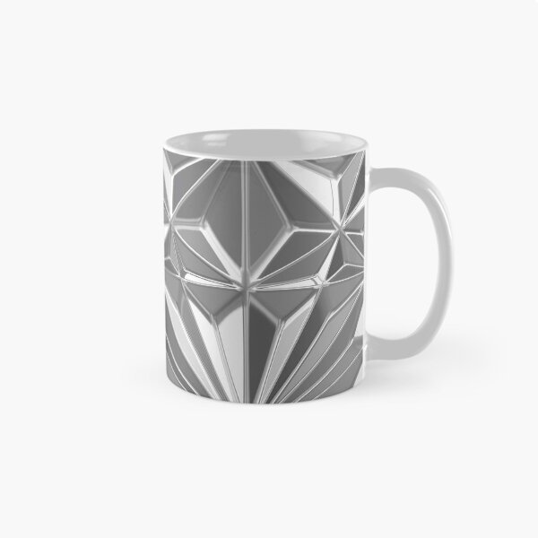 Item preview, Art Deco Silver-Colored Exquisite Four-Quadrant Pattern designed and sold by DEC02.