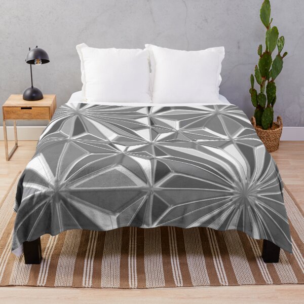 Item preview, Art Deco Silver-Colored Exquisite Four-Quadrant Pattern designed and sold by DEC02.