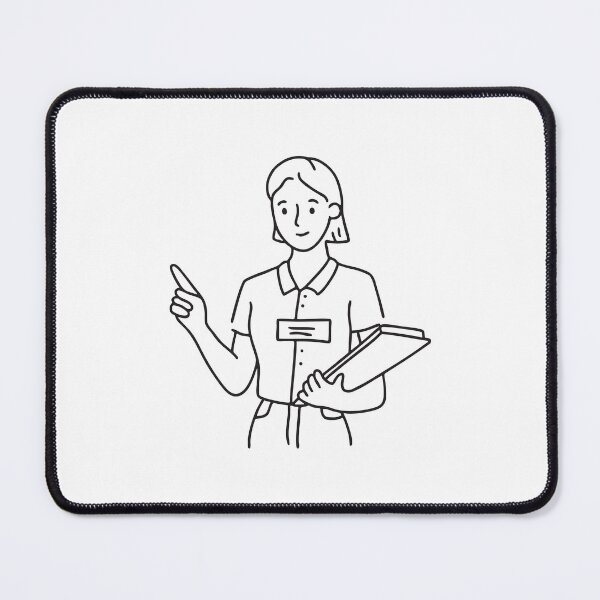 Item preview, A volunteer guiding visitors at an event designed and sold by rasagamastore.