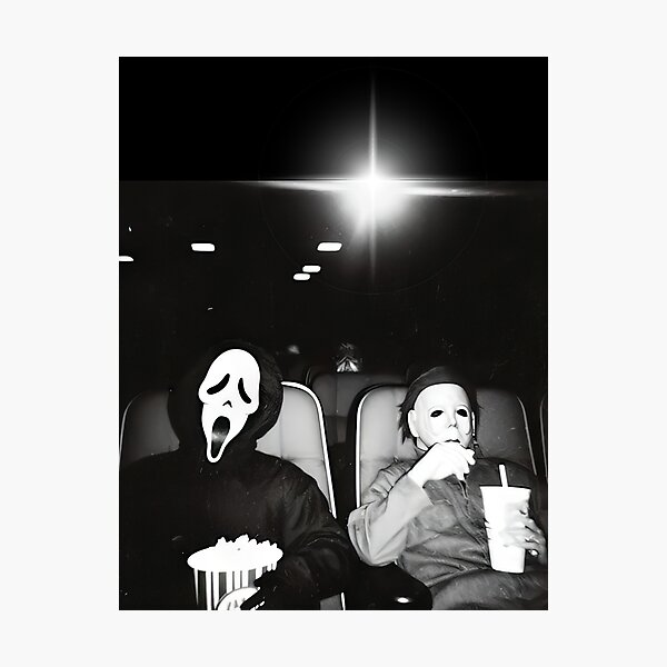Item preview, Michael Myers And Ghost In Cinema designed and sold by kakkak2305.
