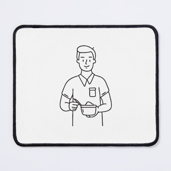 Item preview, A volunteer handing out food at a shelter designed and sold by rasagamastore.