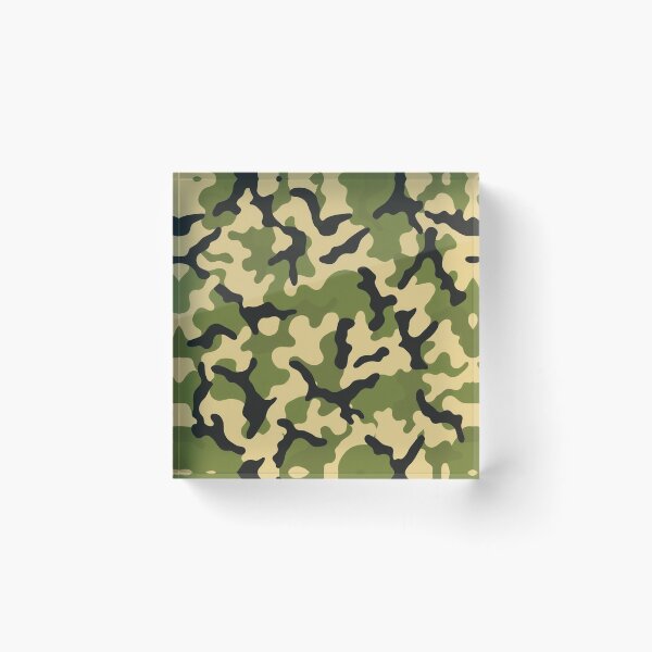 Item preview, Organic Moss Green Abstract Camouflage Pattern designed and sold by IntelliMindDesigns.