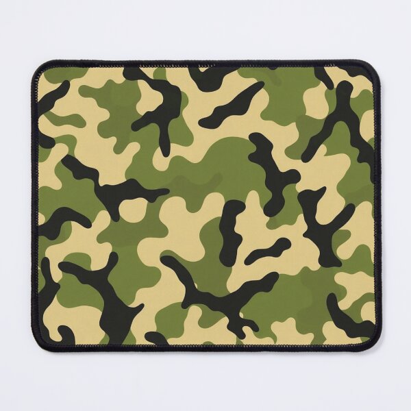 Item preview, Organic Moss Green Abstract Camouflage Pattern designed and sold by IntelliMindDesigns.