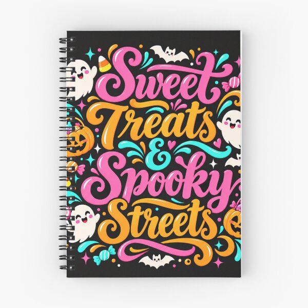 Item preview, Sweet Treats & Spooky Streets | Cute Halloween Candy Ghosts, Pumpkins & Spooky Season T-Shirt designed and sold by K3DreamKreations .