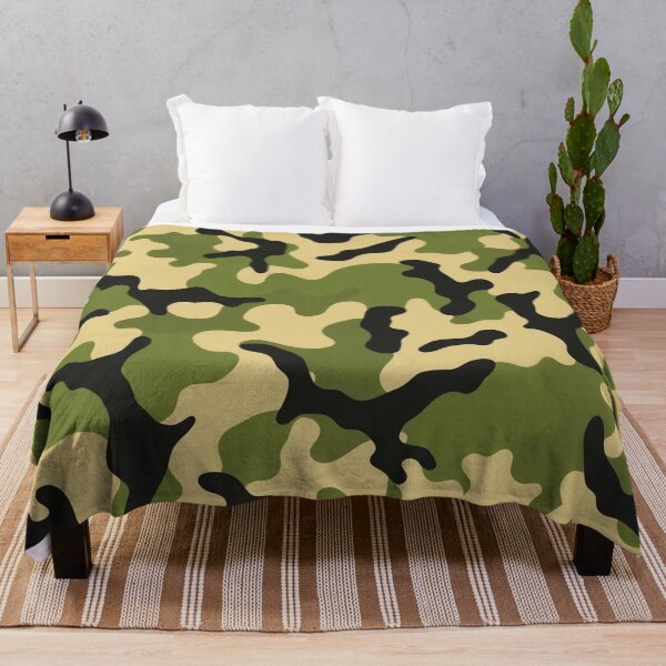 Item preview, Organic Moss Green Abstract Camouflage Pattern designed and sold by IntelliMindDesigns.