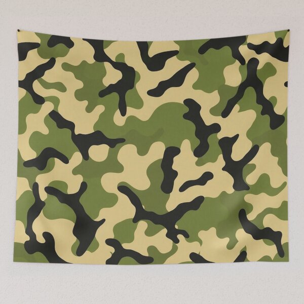 Item preview, Organic Moss Green Abstract Camouflage Pattern designed and sold by IntelliMindDesigns.