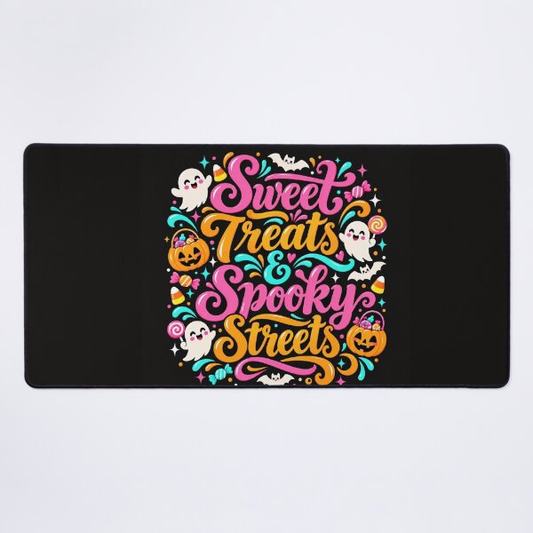 Item preview, Sweet Treats & Spooky Streets | Cute Halloween Candy Ghosts, Pumpkins & Spooky Season T-Shirt designed and sold by K3DreamKreations .