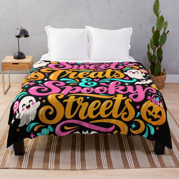 Item preview, Sweet Treats & Spooky Streets | Cute Halloween Candy Ghosts, Pumpkins & Spooky Season T-Shirt designed and sold by K3DreamKreations .